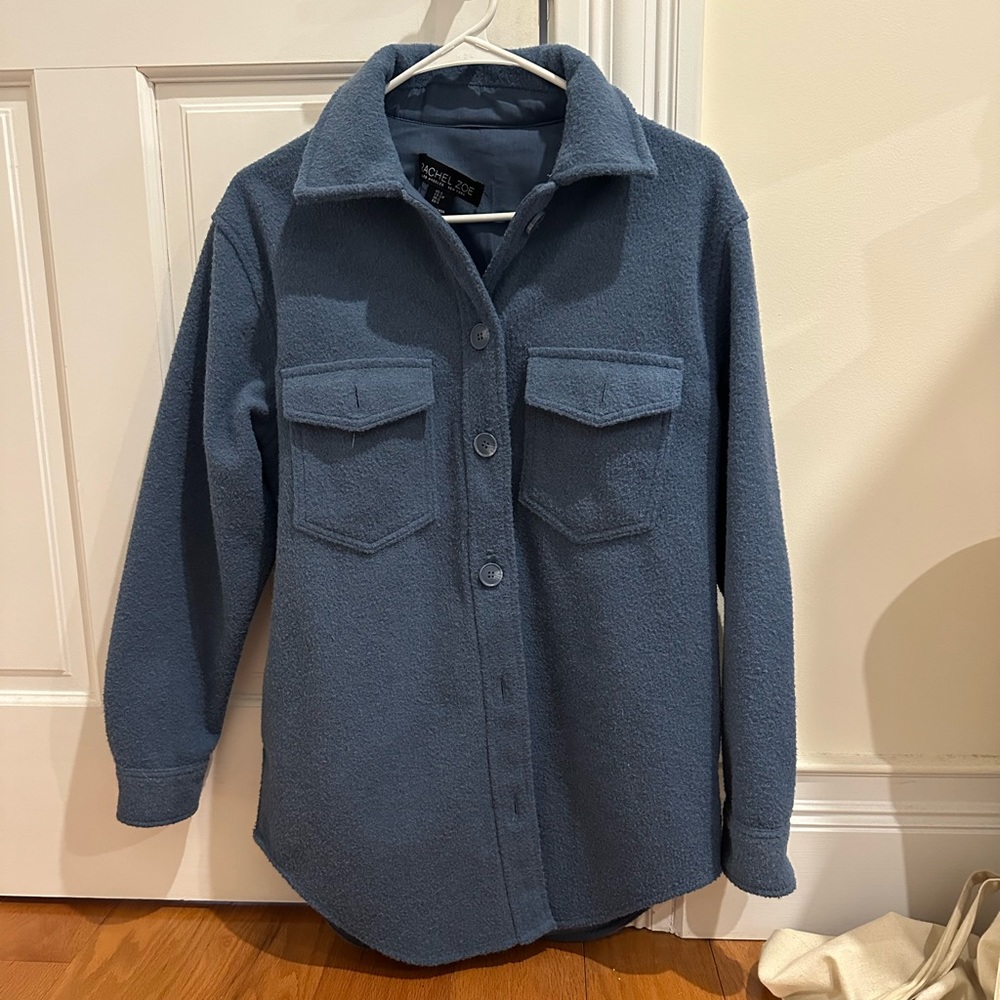 Blue Rachel Zoe shacket